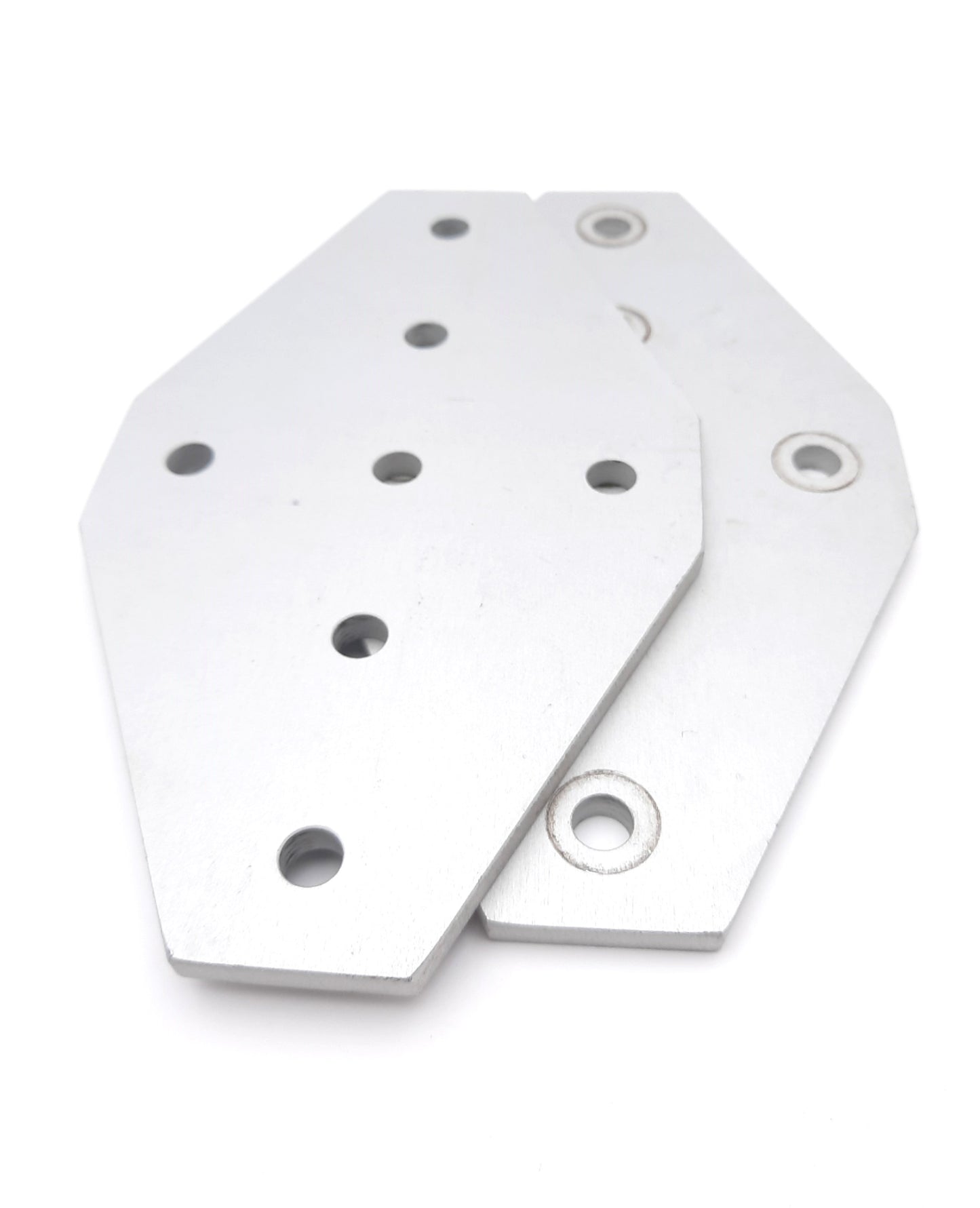 Used Lot of 2 80/20 4335 Cross Flat Plate Aluminum Hardware 15 Series 7.5x 4.5x0.250"