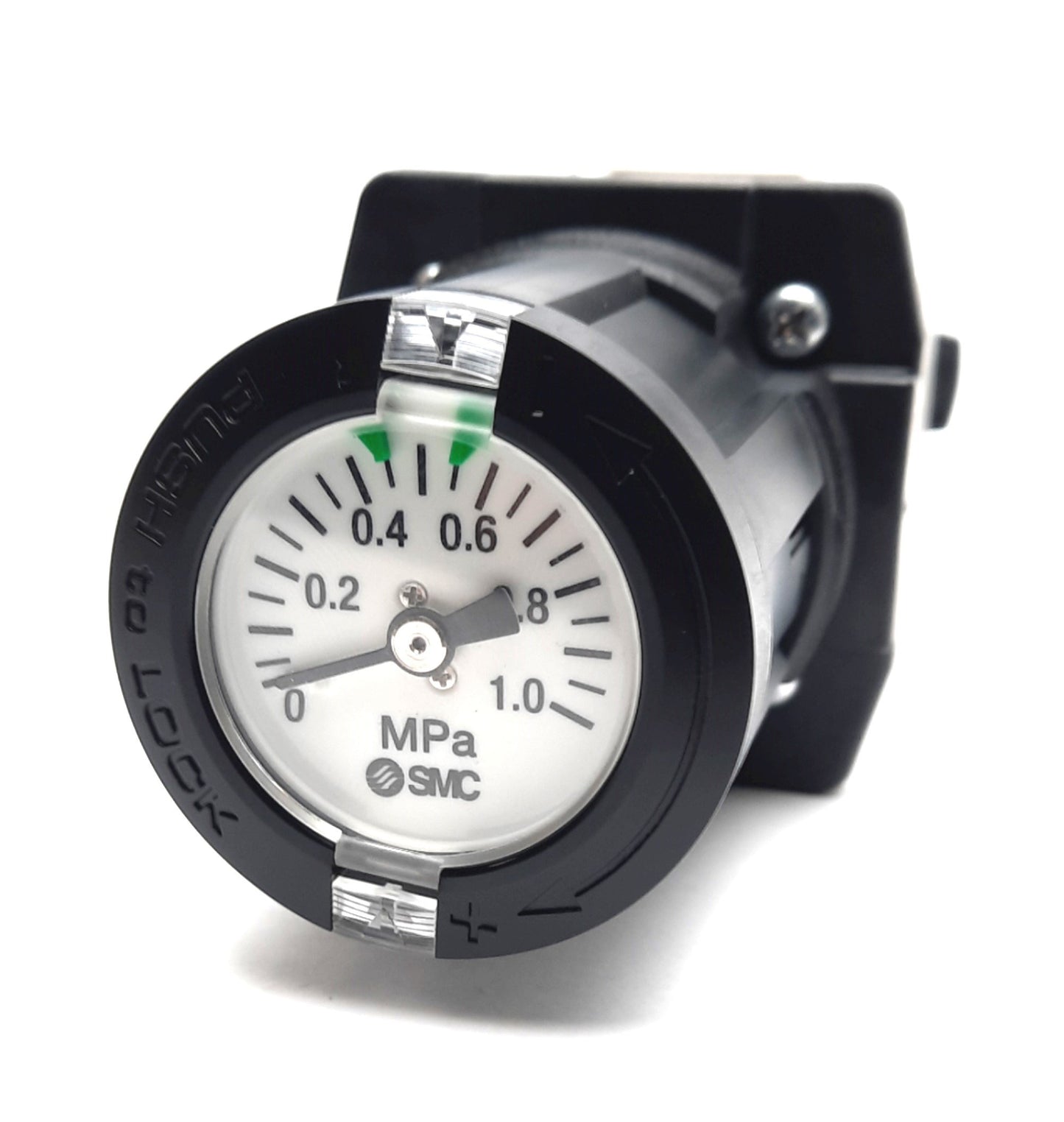 New SMC AWG30-03G1 Filter Regulator, 3/8" Rc, 1.0 MPa Max, 60°CMax, 0.05-0.85 MPa