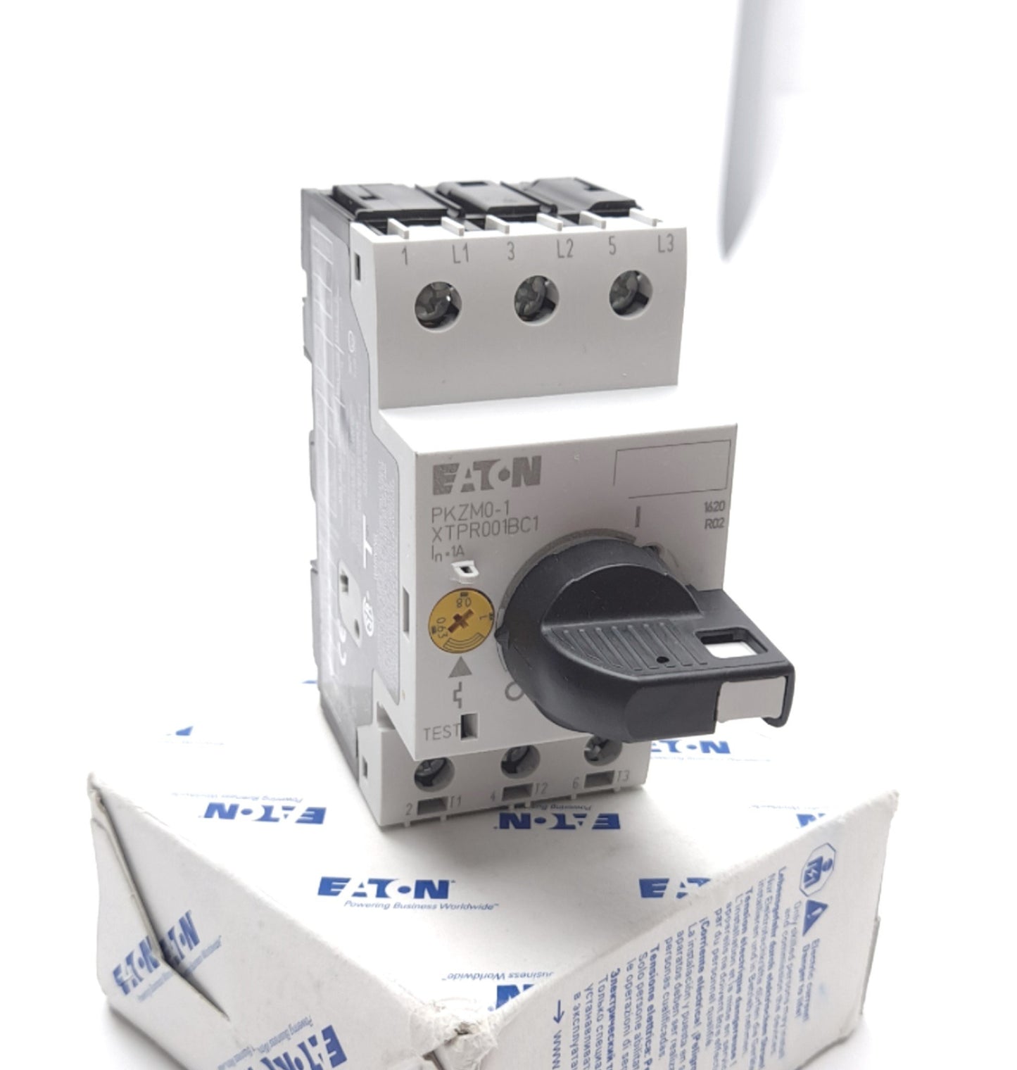 Used EATON PKZM0-1/AK 265335 XTPR001BC1 Cutler-Hammer Motor Protector .63-1A, 690v AC