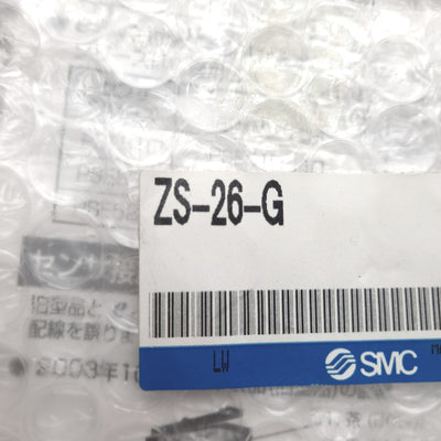 New SMC ZS-26-G Connector With Sensor Cable W/U-Clamp (PSE530), 3 Meter Length