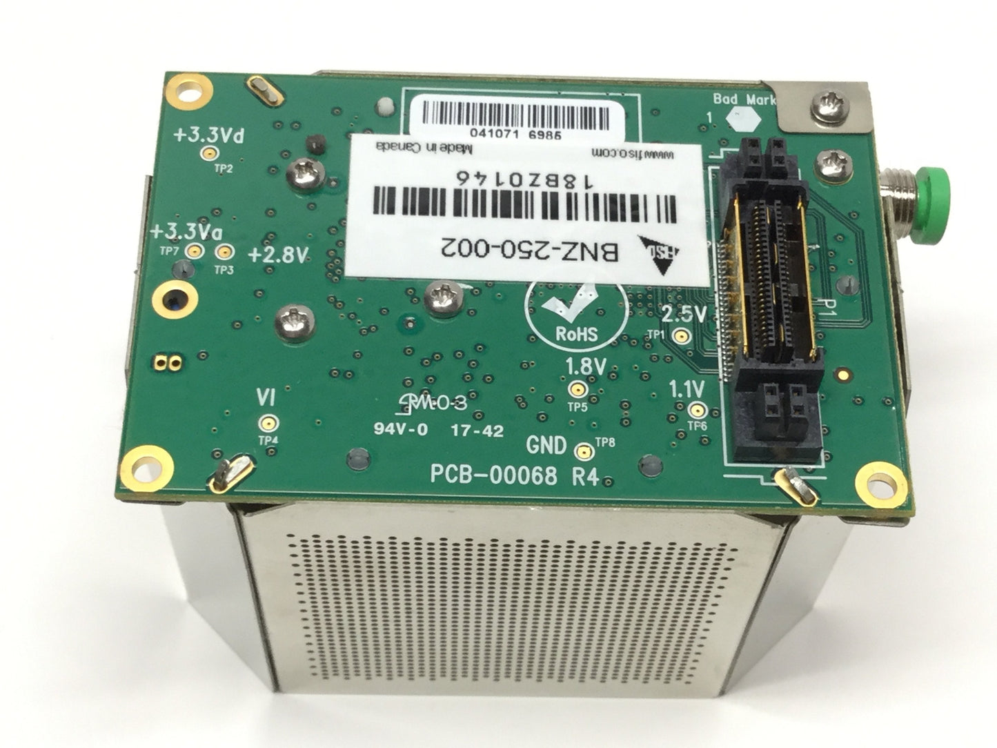 Used FISO BNZ-250-002 Fiber Optic Sensor Module