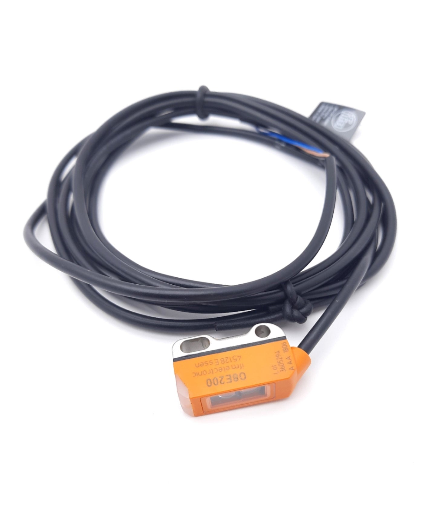 New IFM O8E200 Through Beam Sensor Receiver 10-30VDC, PNP, 100mA, 3M, 633nm