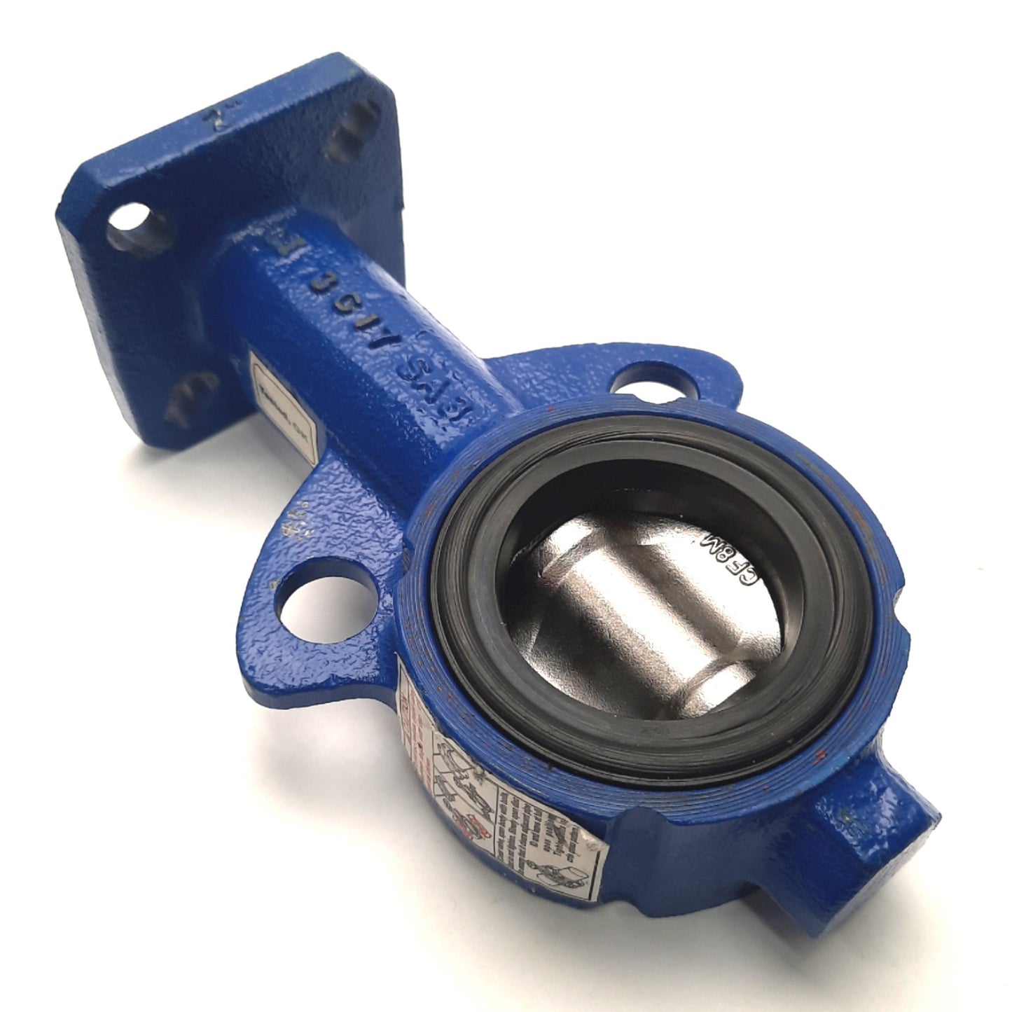 Used DelVal Flow Controls DN50/2" 50020141E1B0 Butterfly Valve, 2" Pipe Size, 175 Psi