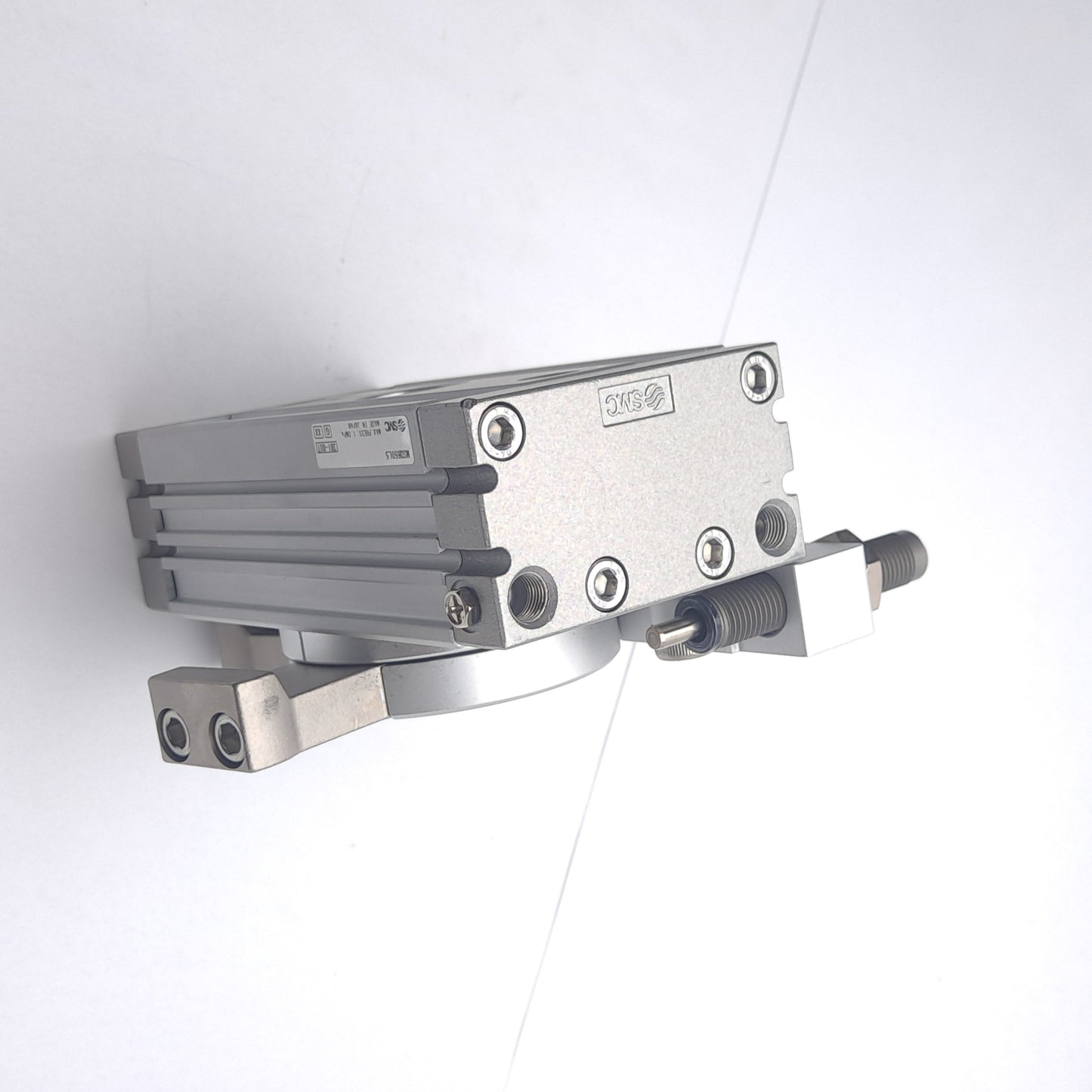 Used SMC MSQB50L5 Rotary Table, Rack & Pinion Style, 90°, 1.0MPa, w/ Shock Absorbers
