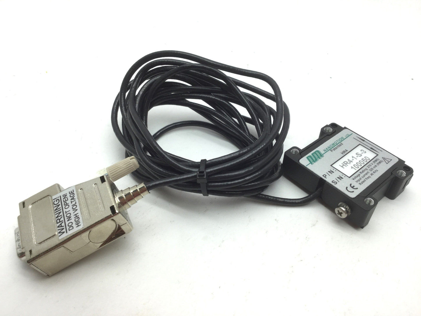 Used Nanomotion HR4-1-S-3 Piezoelectric Ceramic Motor 250mm/s 4-Element 270V 40kHz