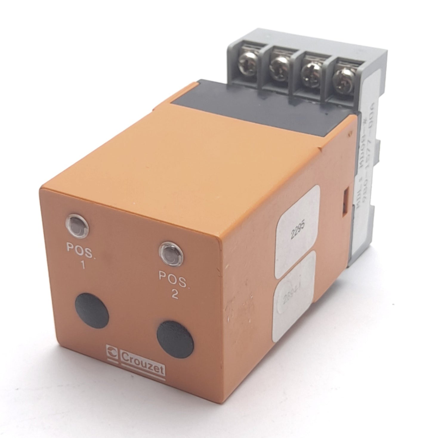 Used Crouzet PJRX220A Alternating Relay 220VAC Input, DPDT Crosswired, Idec Socket