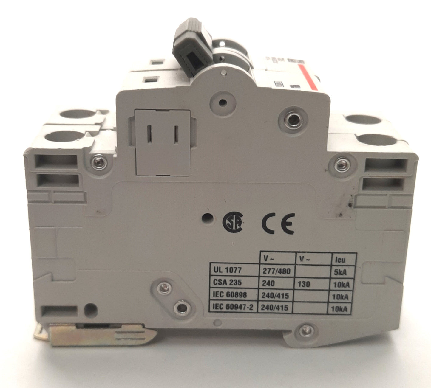 Used Cutler Hammer WMS2C00 Circuit Breaker, 2-Pole, Rating: 0.5A 415VAC, C-Curve
