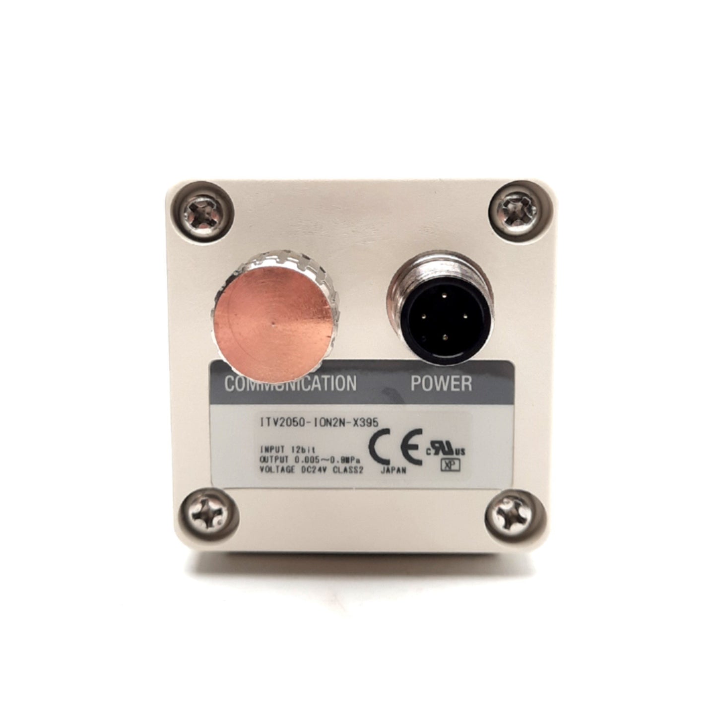 New SMC ITV2050-ION2N-X395 Electro Pneumatic Regulator, 24VDC, IN 12bit OUT .005~0.9