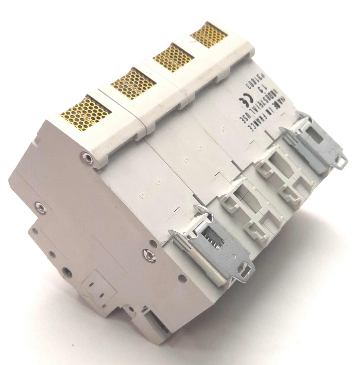 Used Cutler Hammer WMH4C80 Circuit Breaker 4-Pole, Rating: 415VAC 80A, DIN Rail Mount