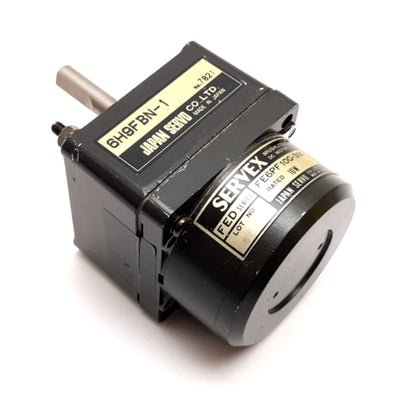 Used Japan Servo Servex FE6PF10G-300 Brushless DC Motor, 10W, With 6H9FBN-1 Gearbox