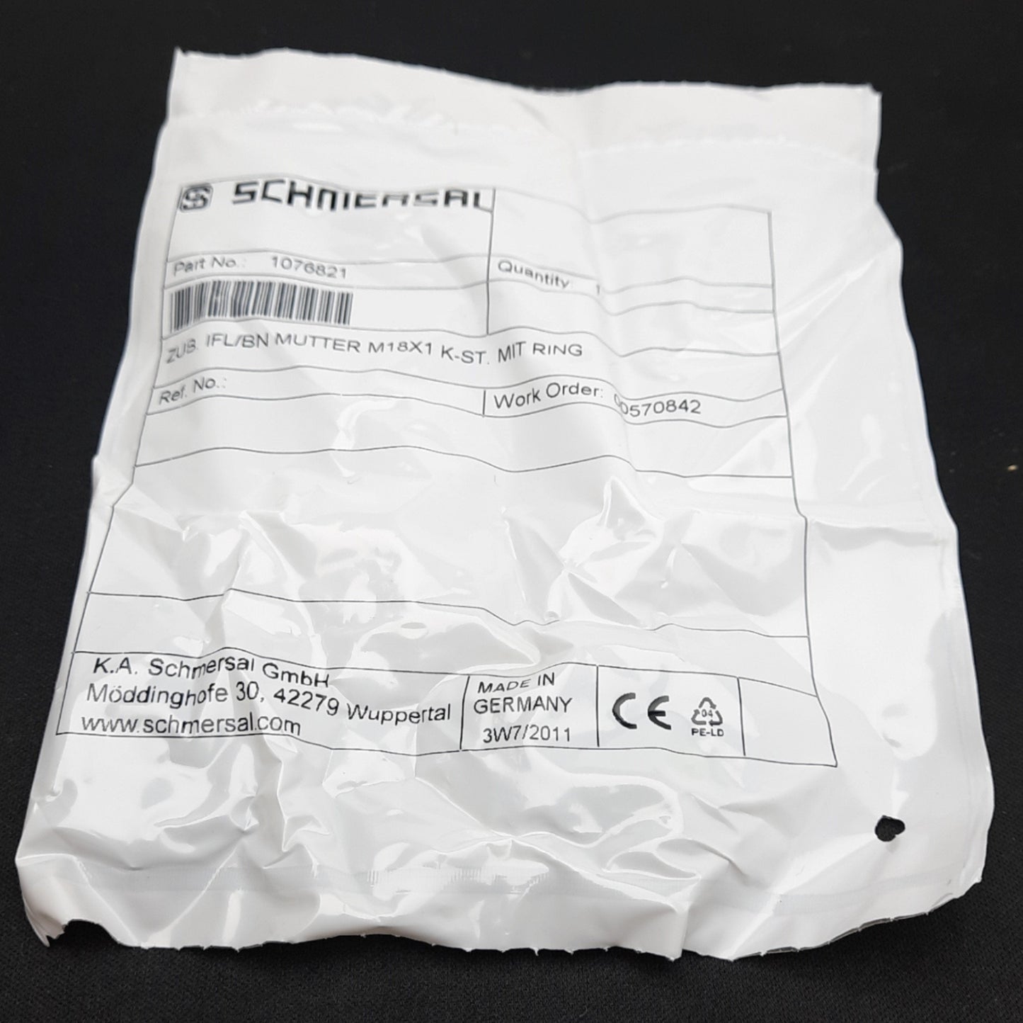 New Schmersal EX-CSS 8-180-2P+D-M-L-3G/D Inductive Safety Sensor, PNP 24VDC .05A