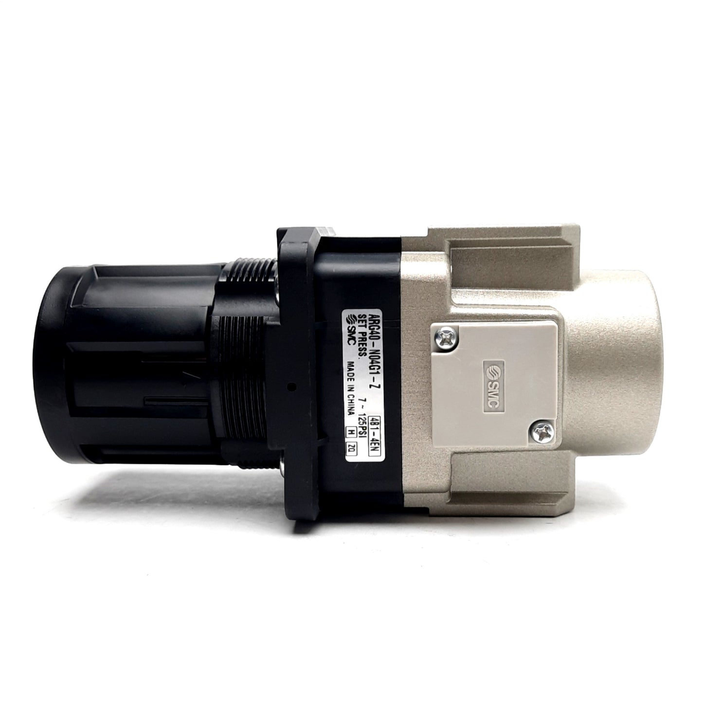 New SMC ARG40-N04G1-Z Pneumatic Regulator, 7~125psi, 1/2"NPT, 1.0MPa In