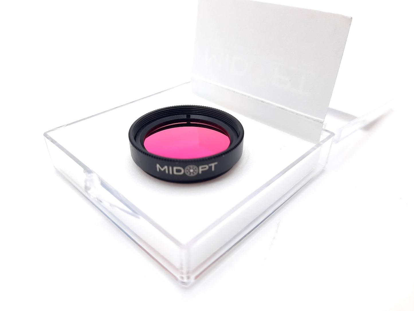 New Midopt BP635-25.5 Light Red Bandpass Filter 615-645nm LED/Laser Diode M25.5