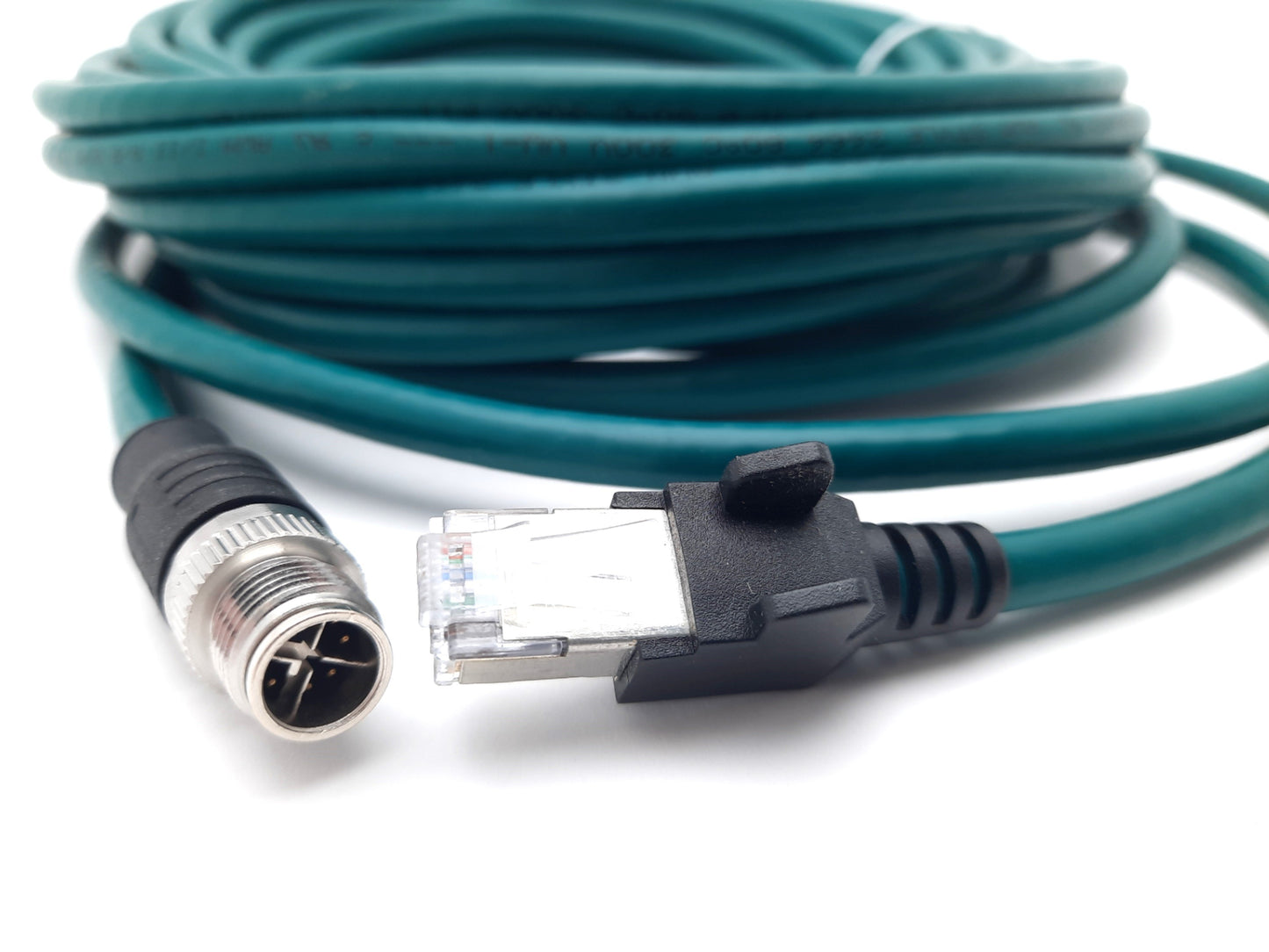 New Cognex 185-1306R Ethernet Cable X-Coded M12 8 Pin 48V 0.5A IP67/IP20