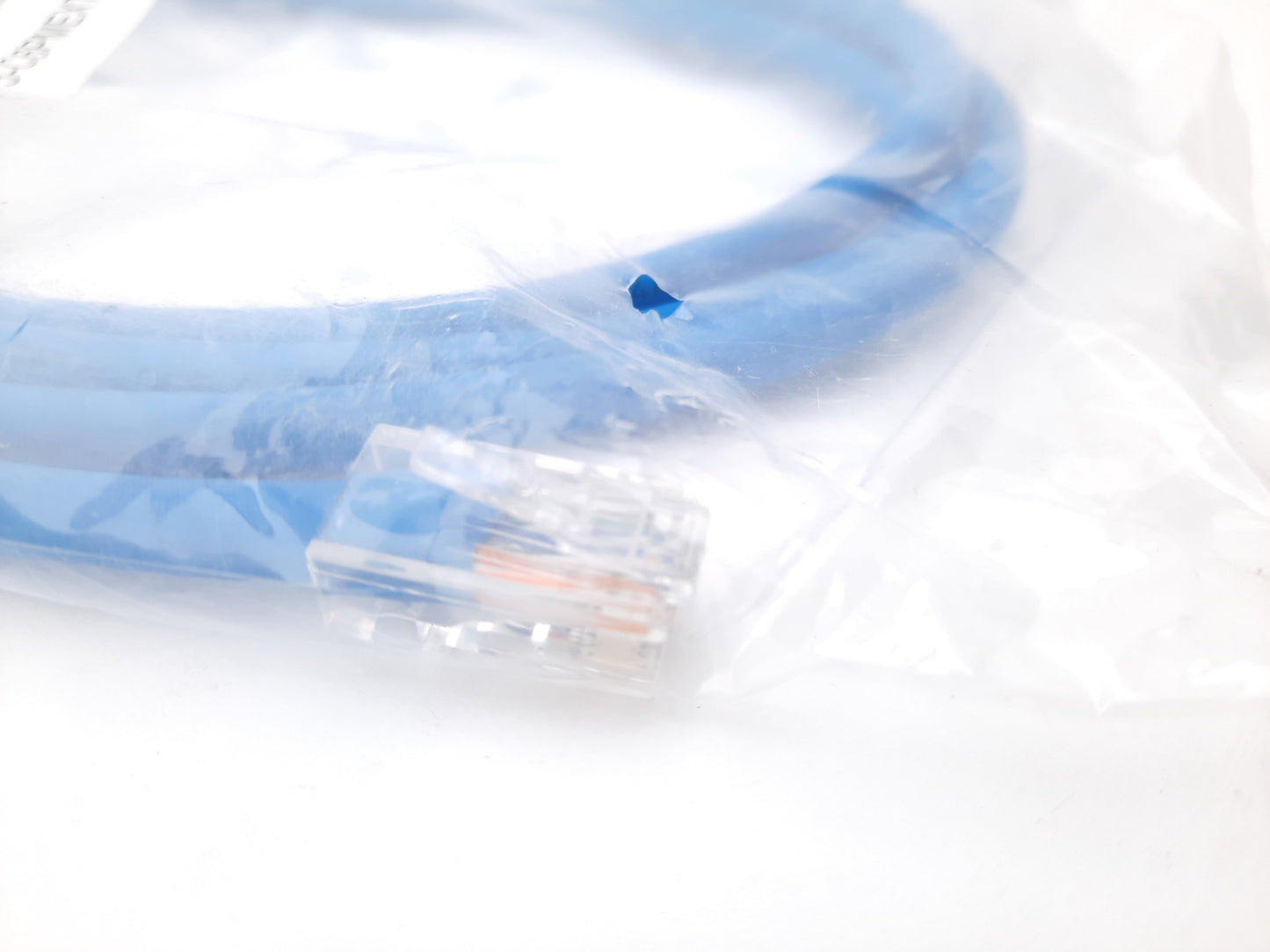 New Lot of 2 Network 5-C6PMEXTBL-006 CAT6 Panel Mount Extension Cable 6FT 24AWG