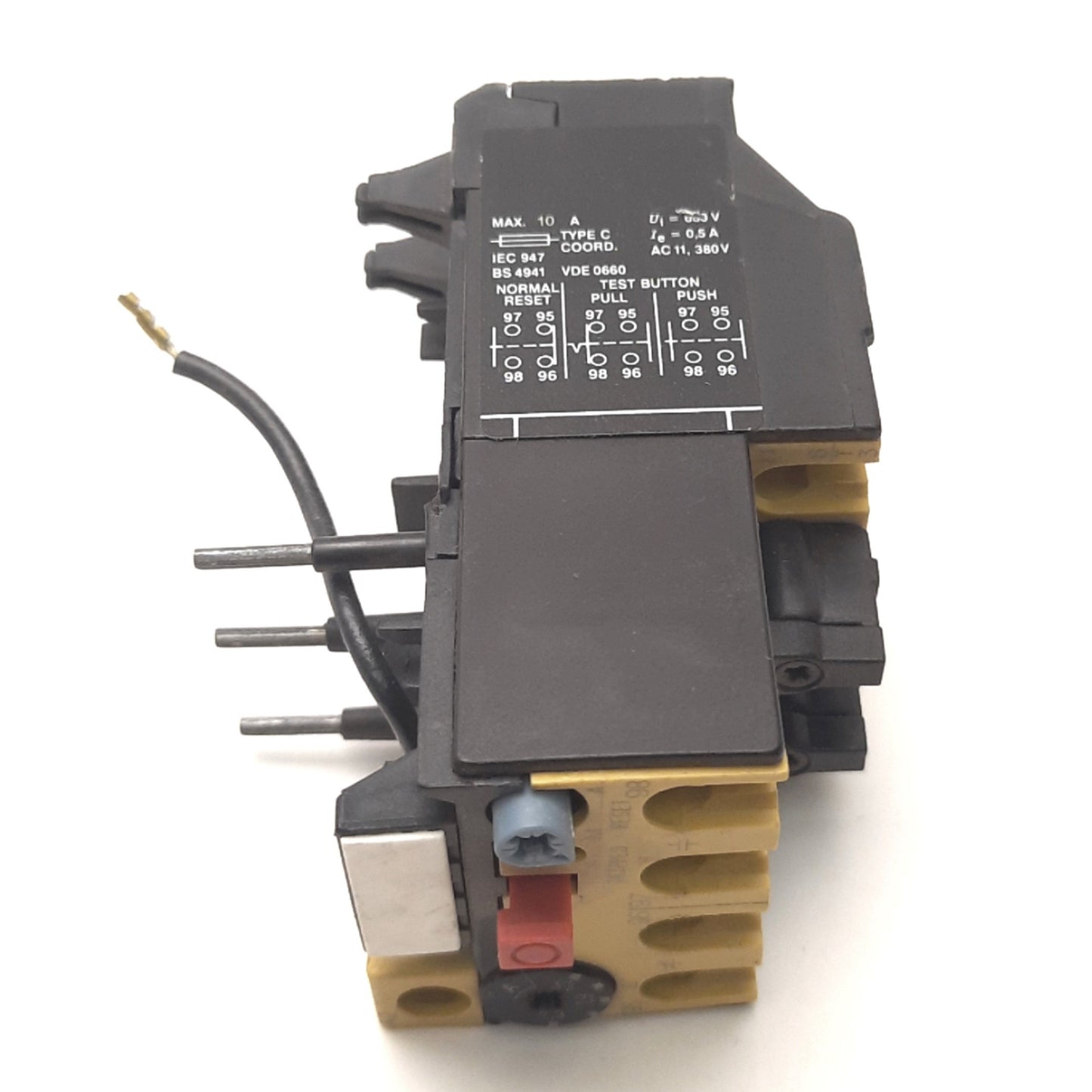 Used Allen-Bradley 193-BSB 22 B Overload Relay, 1.5-2.3Amp Range, 660V 10A Max
