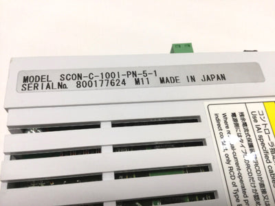 Used IAI SCON-C-100I-PN-5-1 Actuator Controller 115VAC In, 0-230VAC 3? Out 100W, PNP