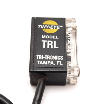 Used Tri-Tronics TRL Tiny-Eye Photoelectric Sensor, 1.5", 10-30VDC, Light-On Output