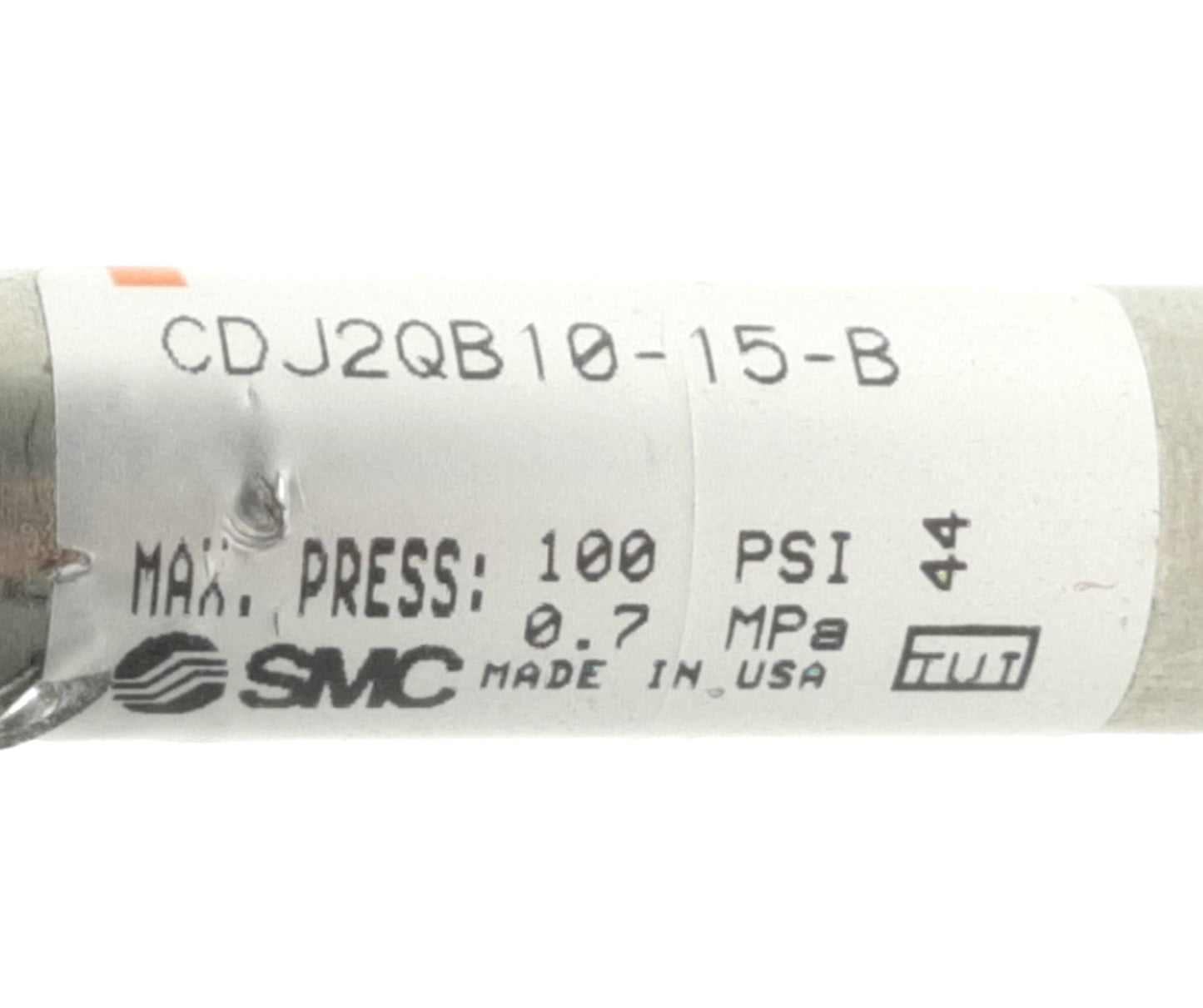 New SMC CDJ2QB10-15-B Pneumatic Cylinder, 10mm Bore, 15mm Stroke, M5, Double Action