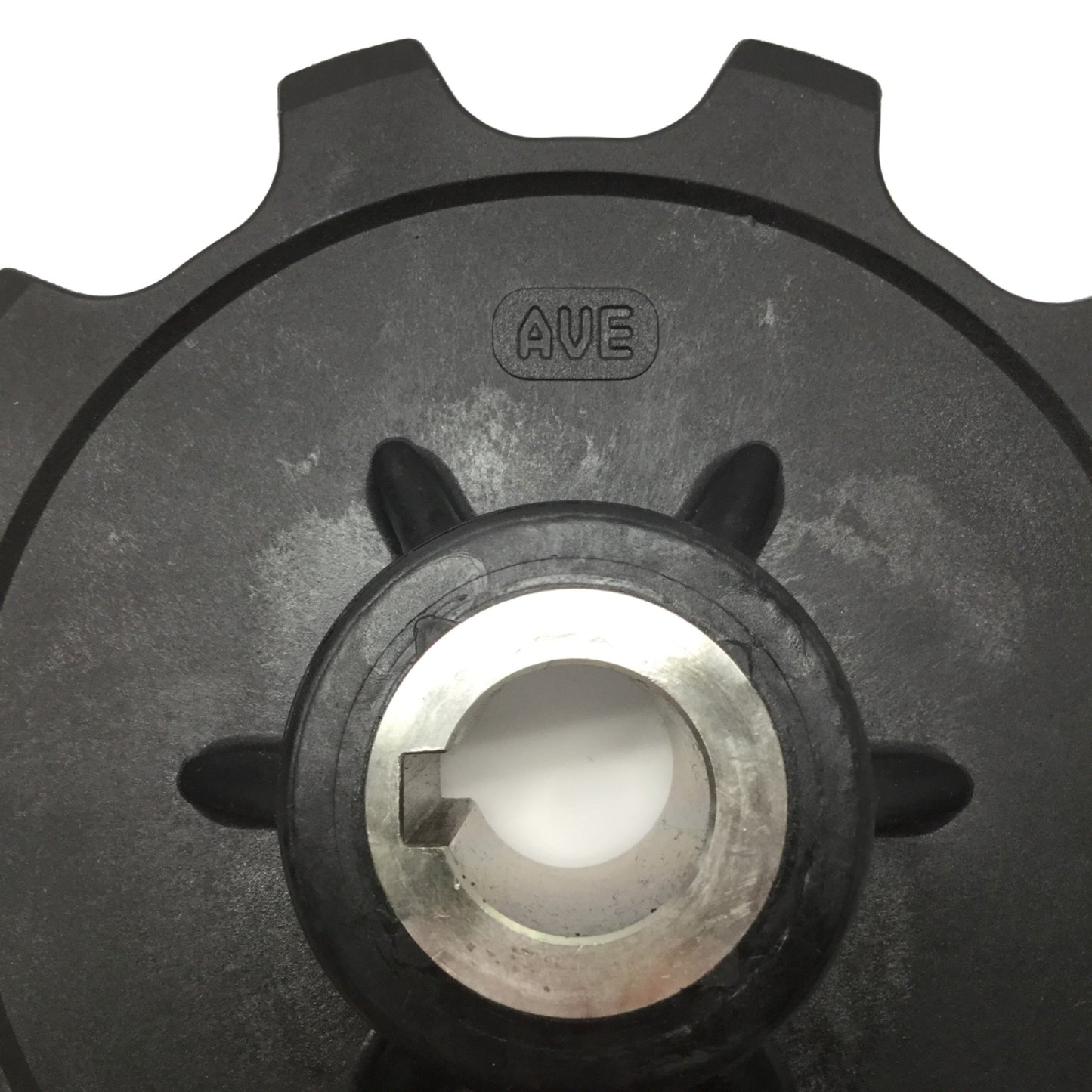 New – Open box Scanbelt A6310182 Conveyor Sprocket 10-Tooth Ø165mm, Stainless Ø25mm Drive Hub