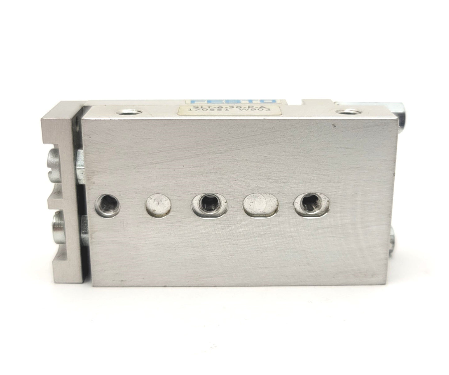 Used Festo SLT-6-30-P-A Miniature Guided Cylinder 30mm Stroke, 6mm Bore, 1.5-10 bar