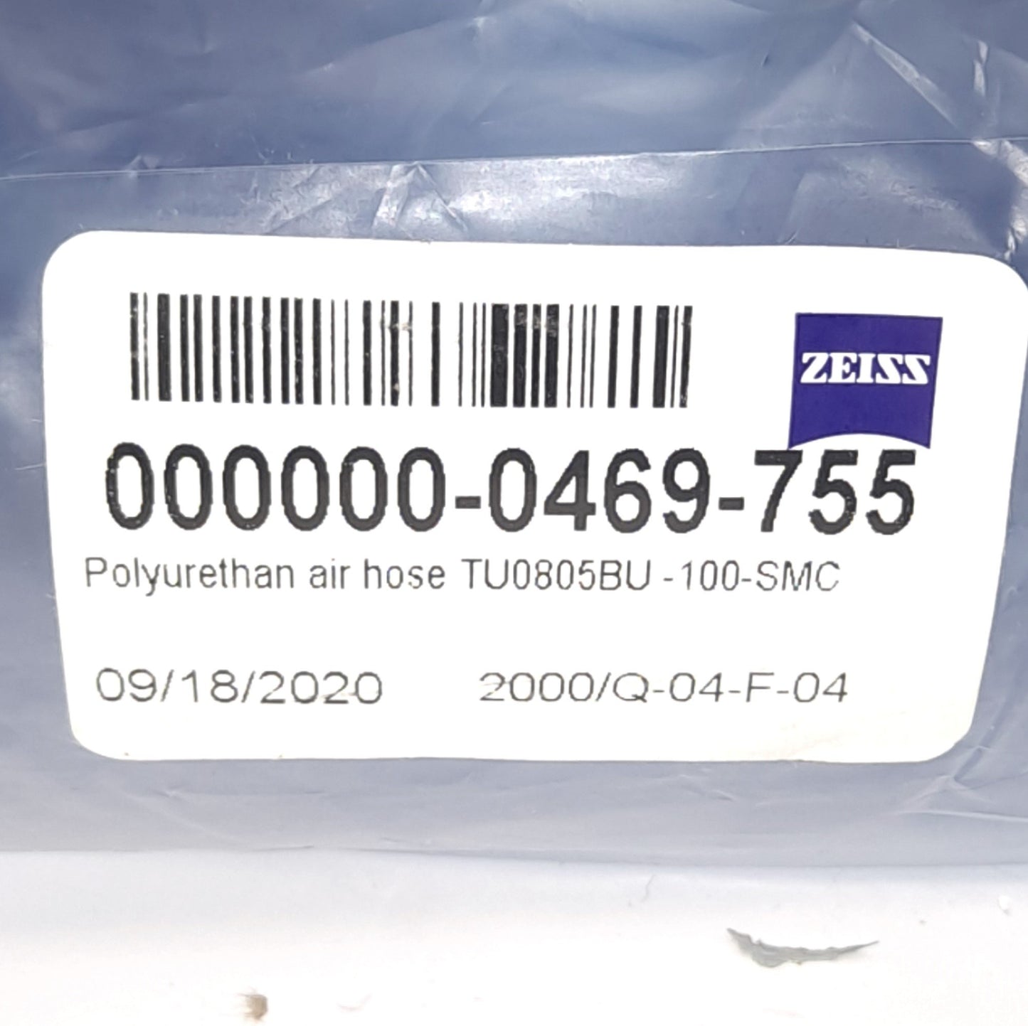 New SMC TU0805BU-100 Polyurethane Tubing, Outside Diameter: 8mm, 100m Long
