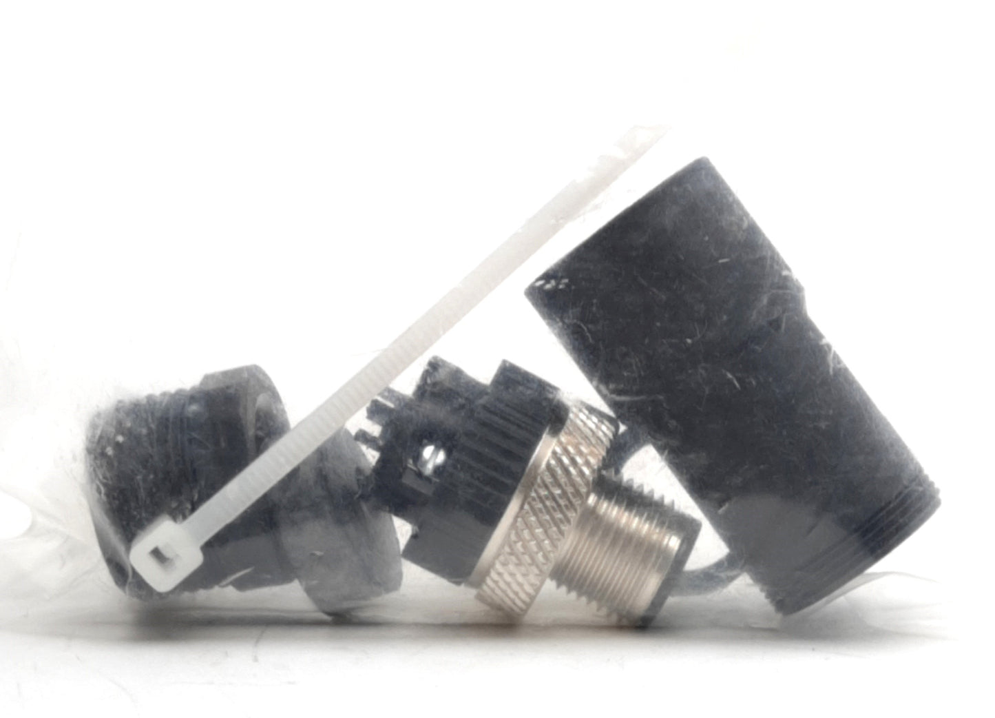 New Lot of 2 Lumberg RSC 4/DUO M12 Field Connector M12 4-Pin (F) to Screw Terminals