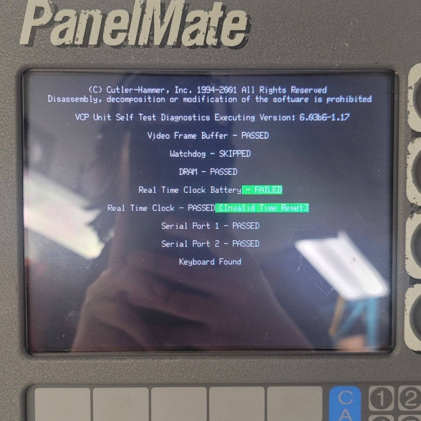 Used Cutler Hammer 1785K PMPS 1700 PanelMate Power Pro Operator Terminal 8.4" 24VDC