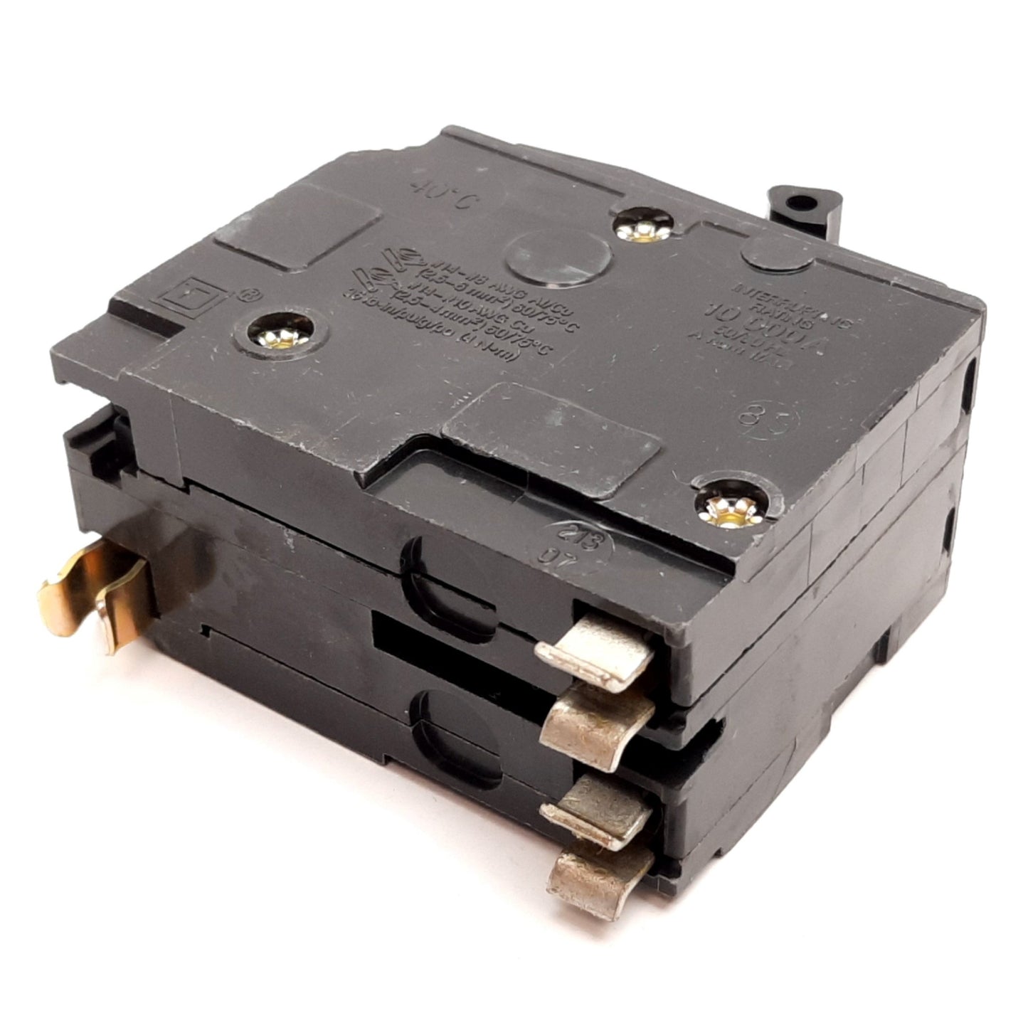 Used Square D QO230 Mini Circuit Breaker, 2-Pole, Rating: 30A 120/240VAC