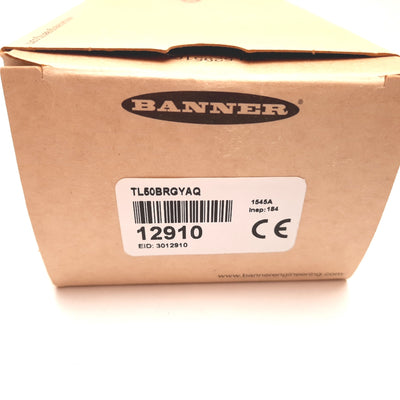 New Banner TL50BRGYAQ LED Tower Light, Blue Red Green Yellow, Size: 50mm, 18-30VDC