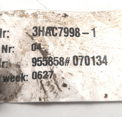 Used ABB 3HAC7998-1 Signal Control Cable, 7m Length, For IRC5 Robot System