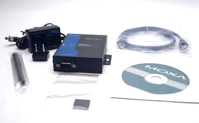New Moxa NPort W2150A Serial To WiFi Device Server, 1-Port, RS-232, RS-422, RS-485