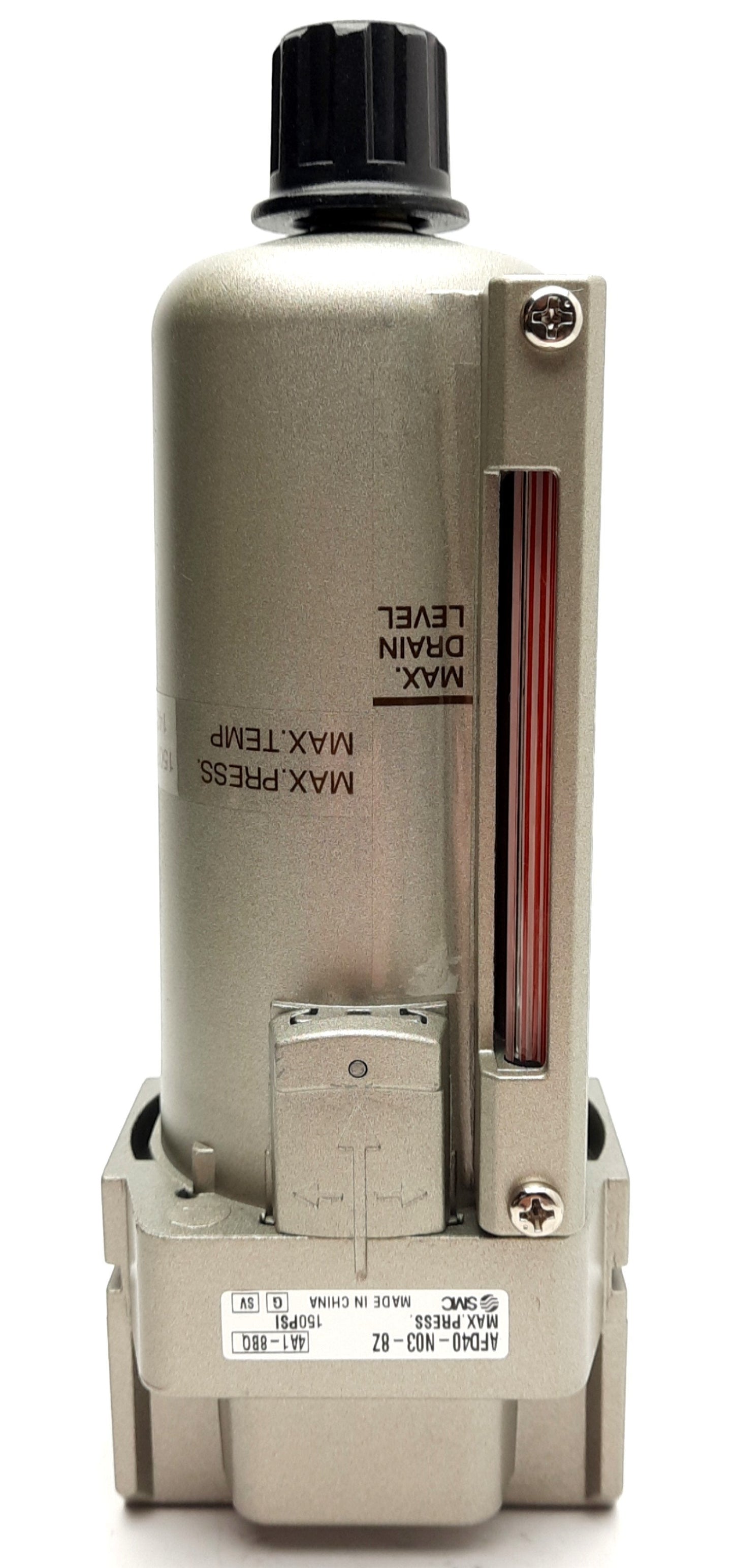 New SMC AFD40-N03-8Z Filter/Mist Separator With Level 150psi Max, 3/8"NPT