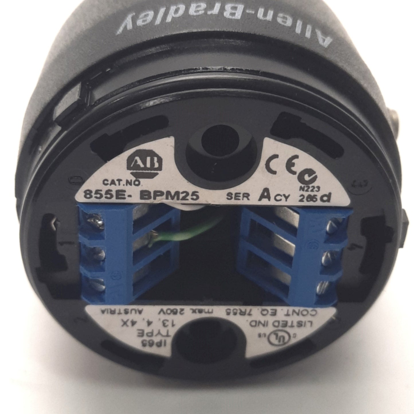 Used Allen-Bradley 855E-BPM10 Ser. A Control Tower Stack Light Mounting Base, 9"