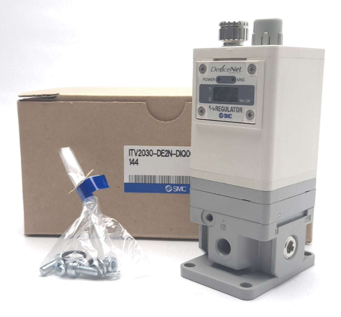 New SMC ITV2030-DE2N-DIQ00144 E/P Regulator, 0.5MPa, 24VDC, DeviceNet, NPN Output