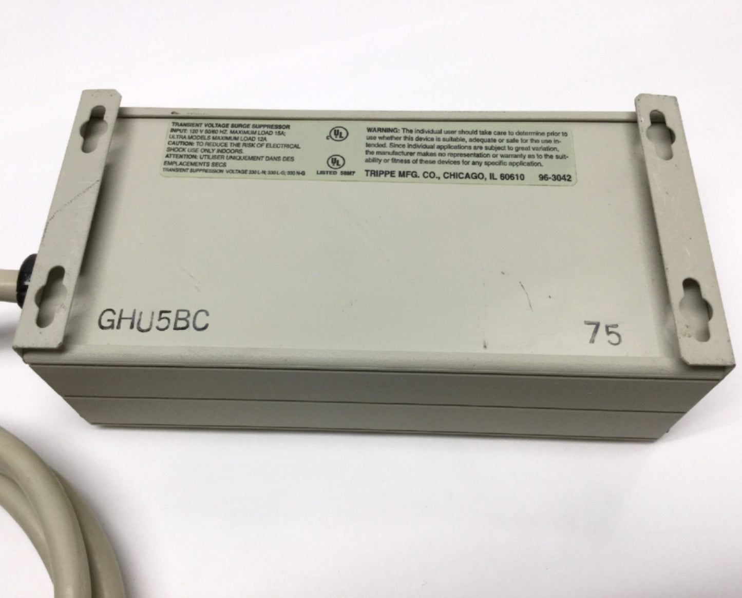 Used Tripp Lite ISOBAR 6 ULTRA Diagnostic Surge Suppressor, 6-Outlet, 120VAC, 12A
