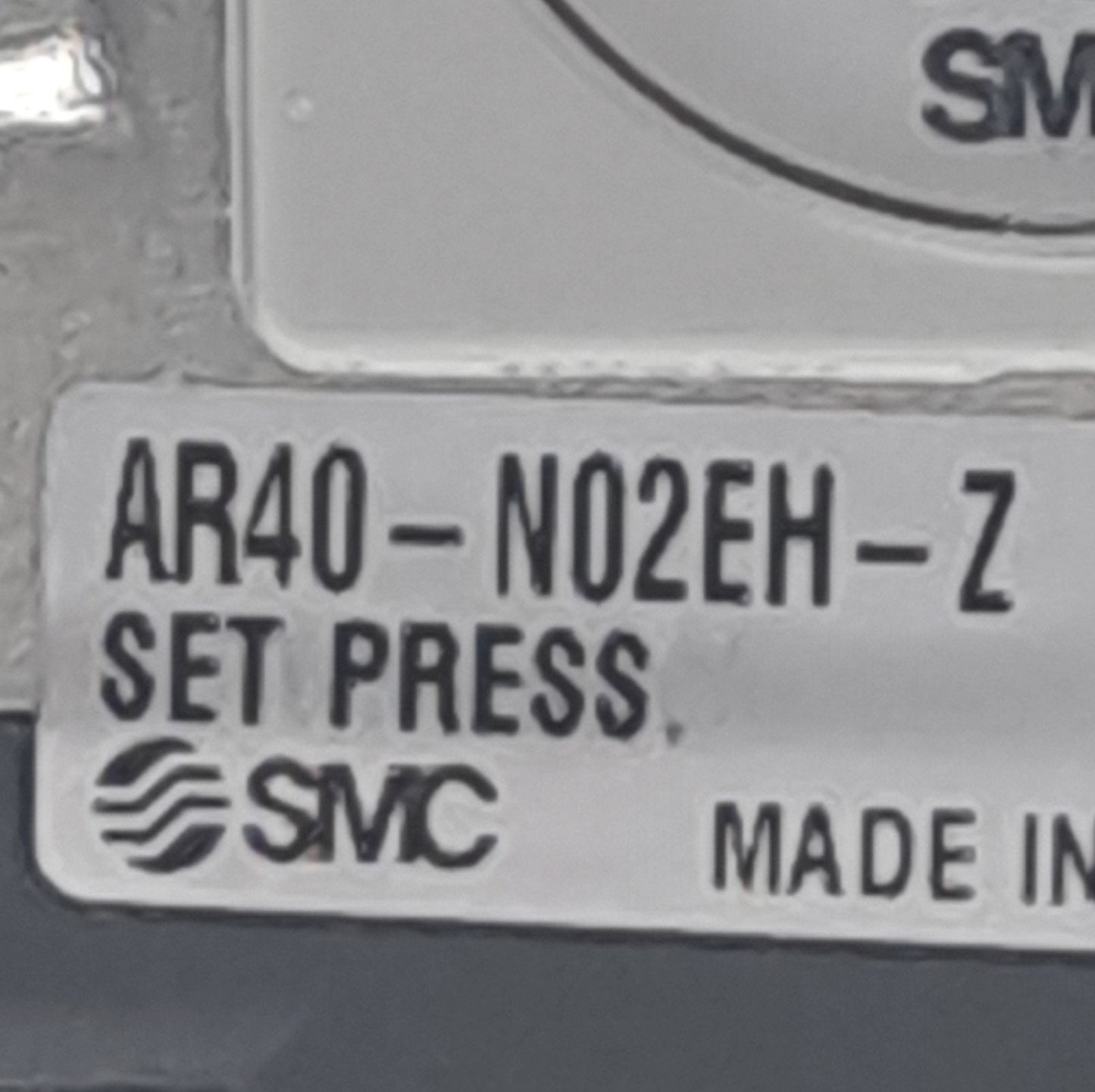 New SMC AR40-N02EH-Z Modular Air Pressure Regulator, 7~125psi Output, 1/4" NPT Ports