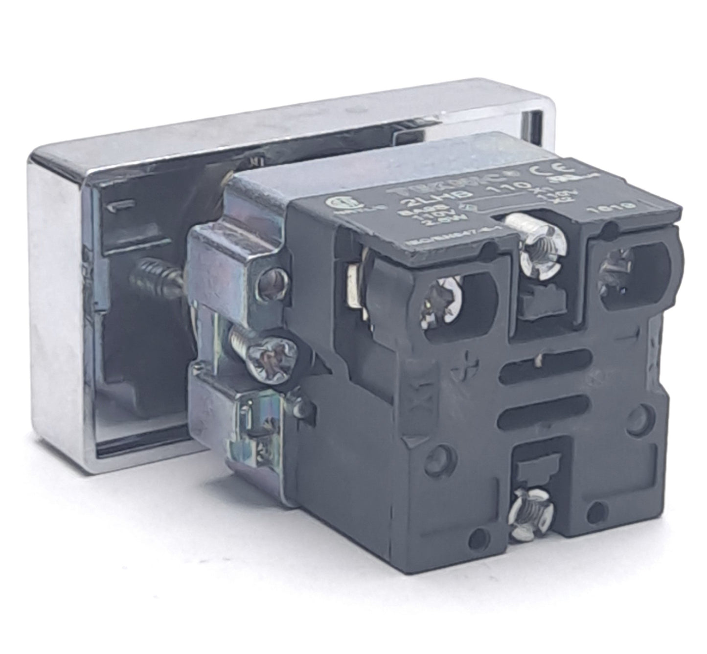 New Lot of 3 Altech 2ATL5LB F3P4-IO-110 Twin Push Button Switch 110VDC/AC 15mA