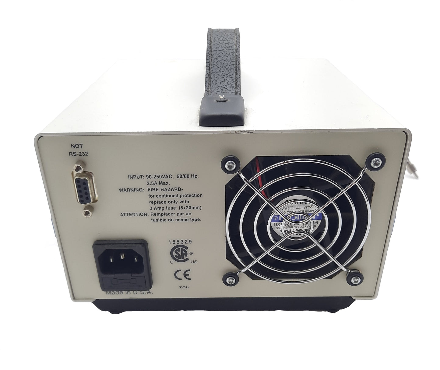 Used Schott 20800 DCR III Fiber Optic Light Source 18mm Out EKE Lamp 150W, 90-265 VAC