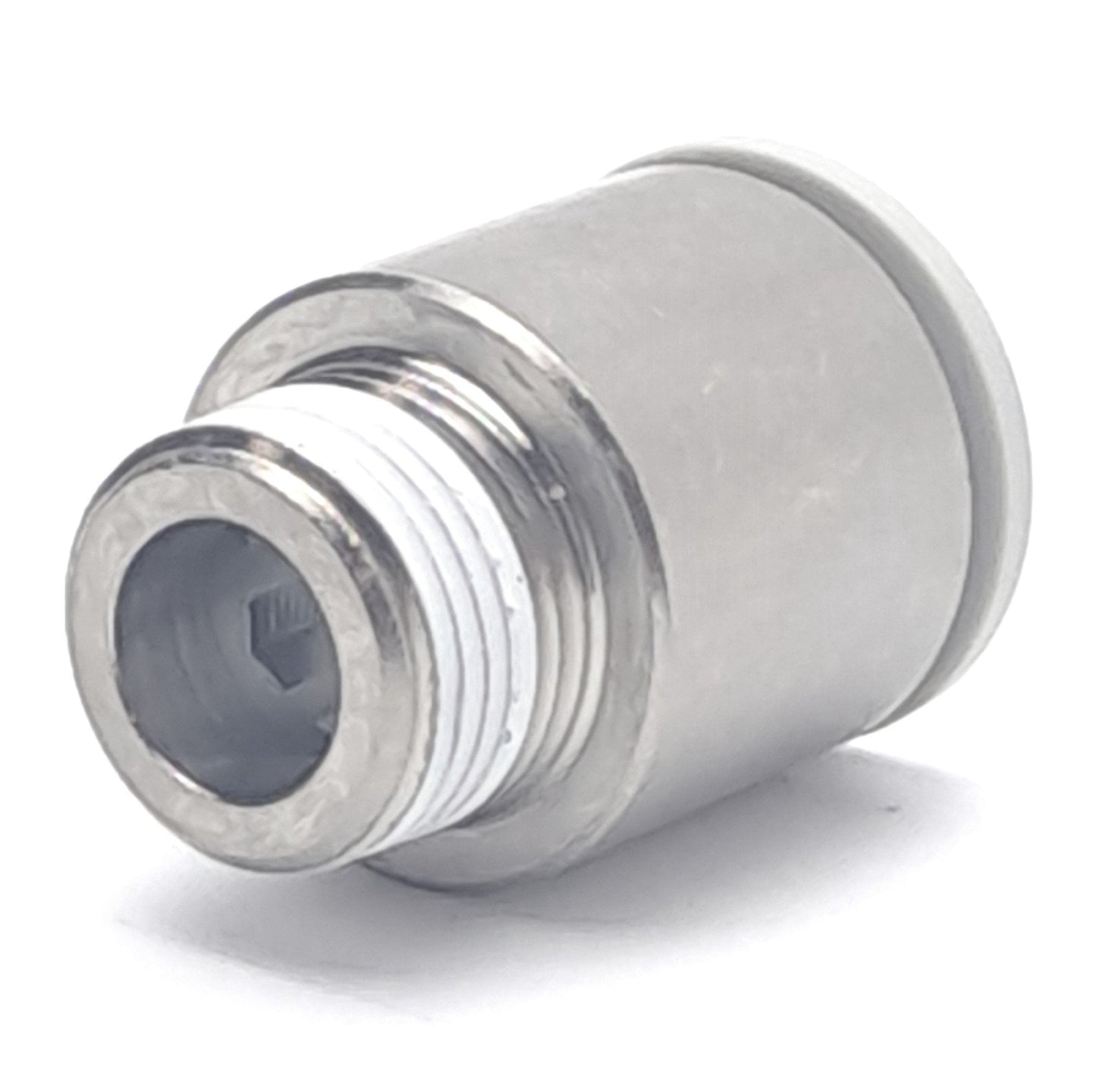 New Lot of 5 SMC KQ2S16-03NS Pneumatic Male Connector Hex Air Fittings, 16mm Tubing