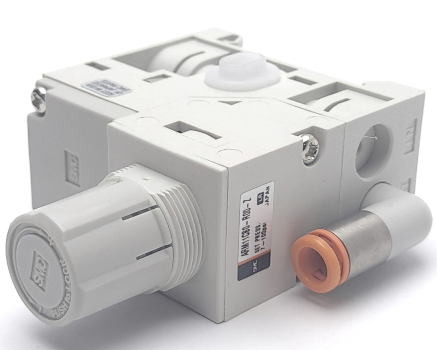 New SMC ARM11AB1-R67-Z Compact Manifold Regulator, ø1/4 Elbow Fitting, 0.05-0.7MPa