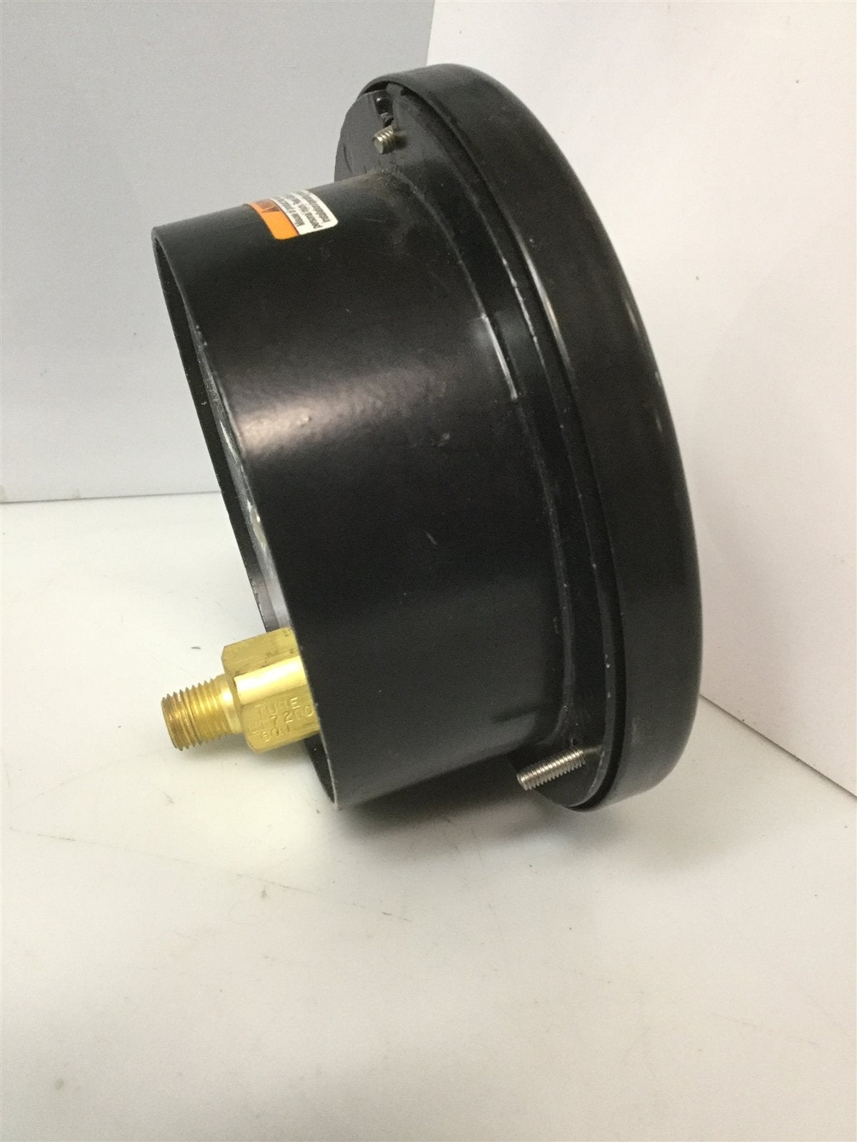 Used USG Test Gauge/Gage 0-600 PSI Dial: 4"Dia Housing: 6" Dia, Back Port: 1/4" NPT