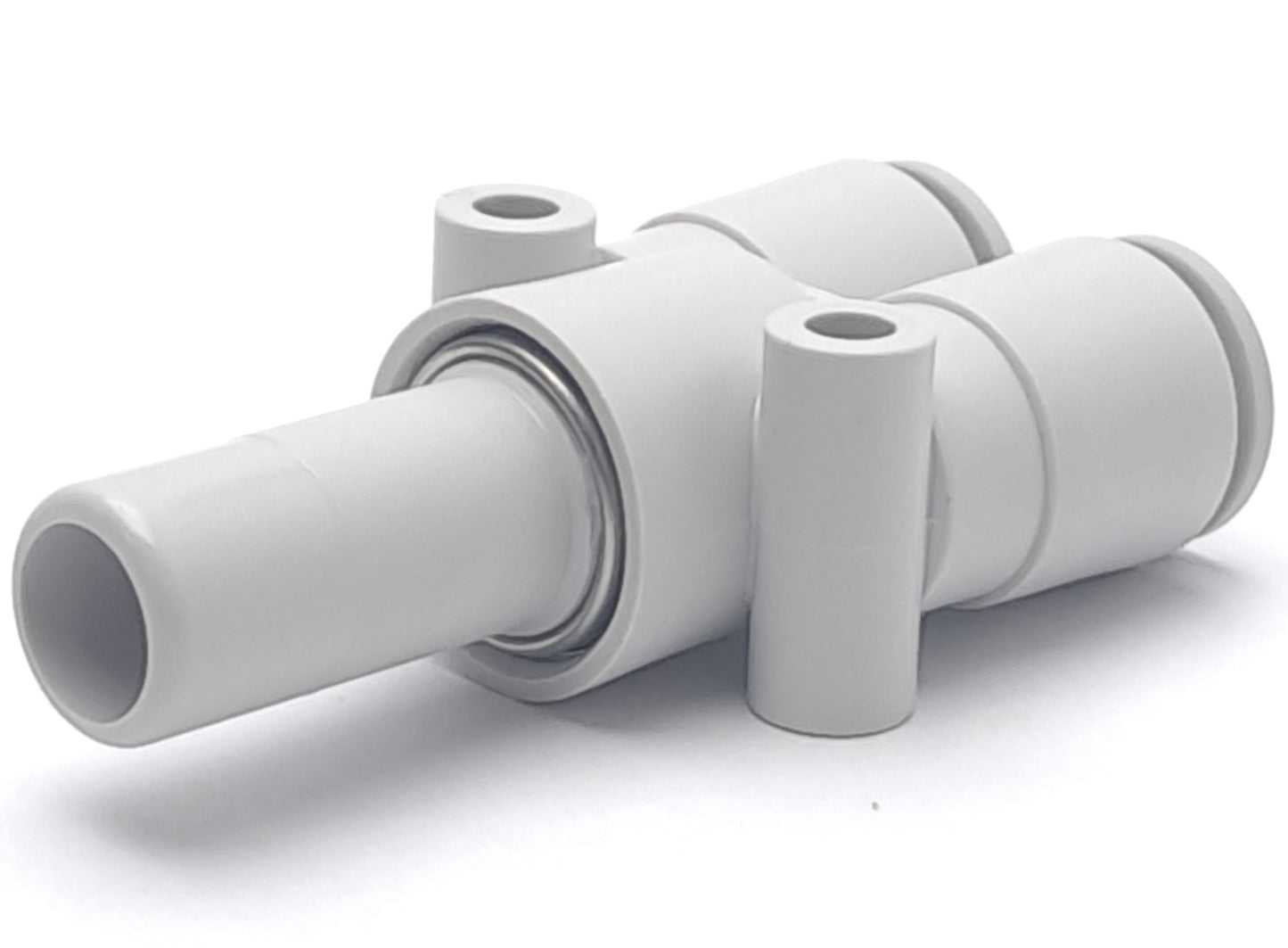 New Lot of 5 SMC KQ2X10-12A One-Touch Plug-In Y Fitting, ø10 Tubing ø12 Port