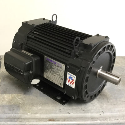 Used PowerTec F182A1A0N001000 TENV Brushless DC Motor 3HP, 320VDC, 1750RPM, 182T