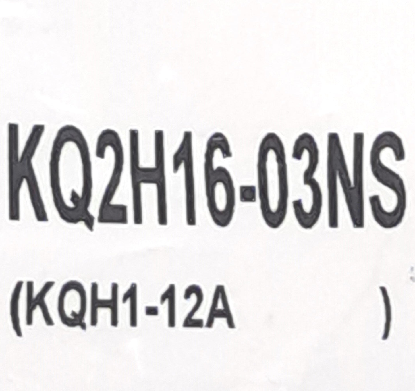 New Lot of 5 SMC KQ2H16-03NS Steel One-Touch Fitting, Rc3/8 Male Port with Sealant