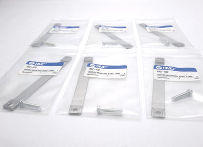 New Lot of 6 SMC BA2-032 Switch Mounting Band, For CDM2 Series Cylinders