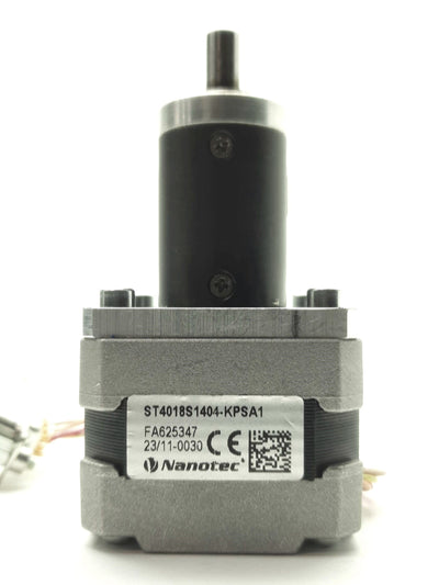 Used Nanotec ST4018S1404-KPSA1 & GPLE22-S2-15 Stepper Gearmotor 15:1 4-Wire NEMA17