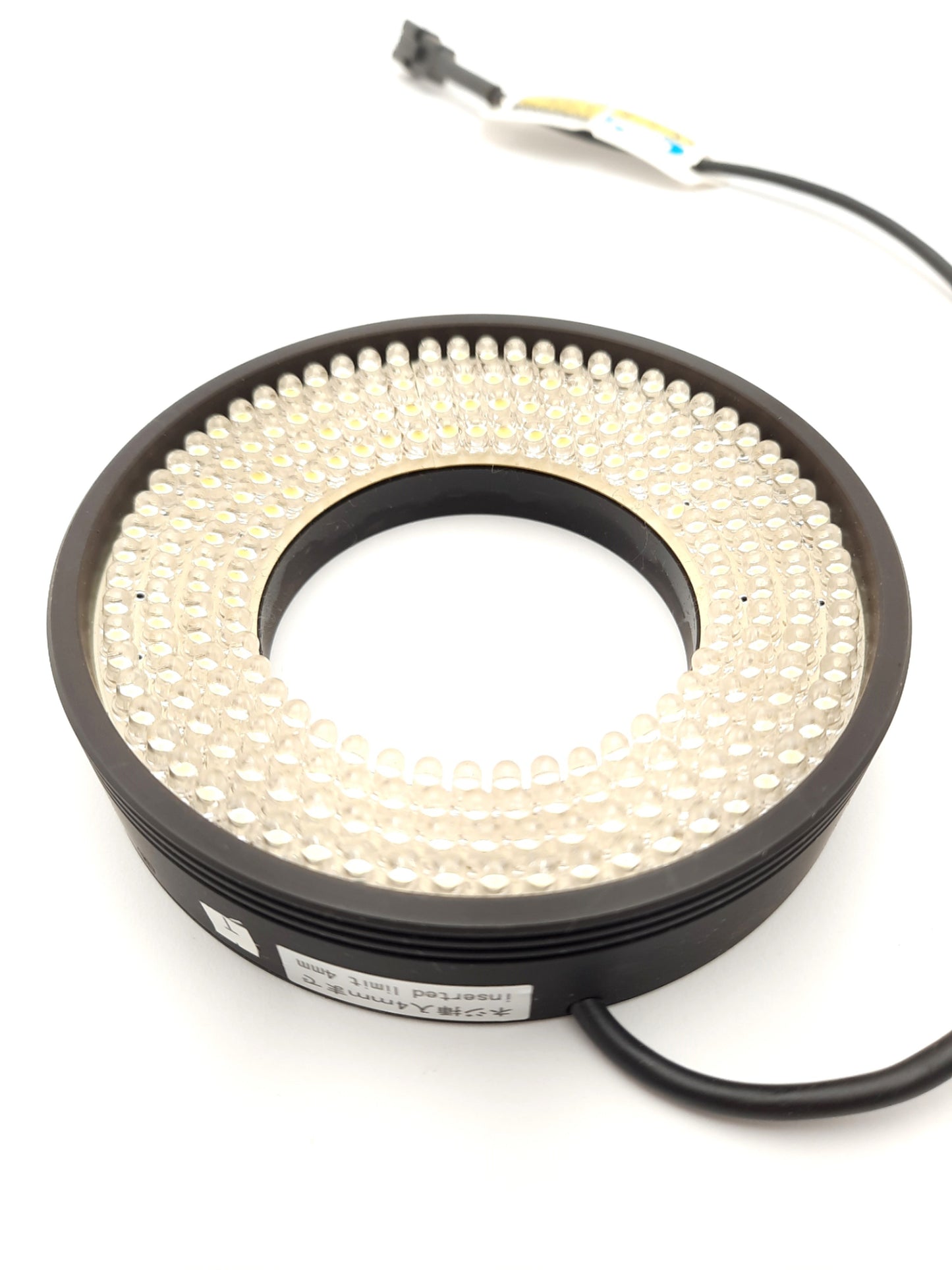 Used CCS LDR2-90SW Machine Vision Ring Light, 5500K White LED 90mm OD, 50mm ID, 24VDC