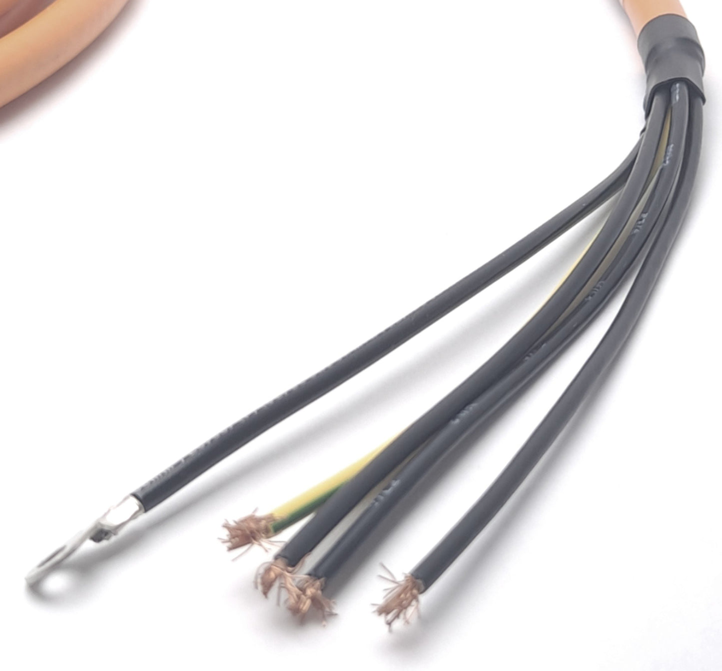 Used Omron R88A-CA1E005SFS-A Power Cable, For R88M-1A/R88D-1SAN-ECT Series, 1000V