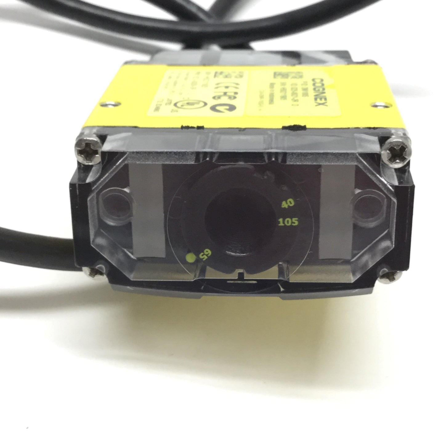 Used Cognex DM100S DataMan 100 Barcode Scanner Reader, 5-24VDC, RS-232, 15-Pin D Sub
